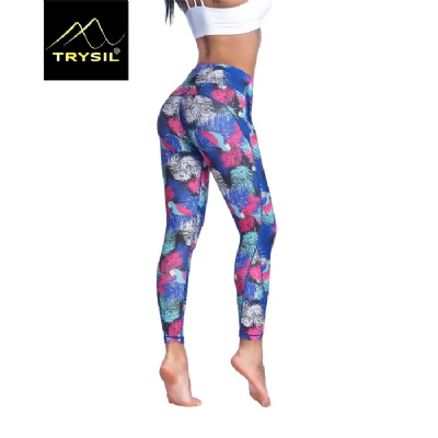 WOMEN GYM FITNESS PANTS YOGA LEGGINGS WORKOUT TROUSERS