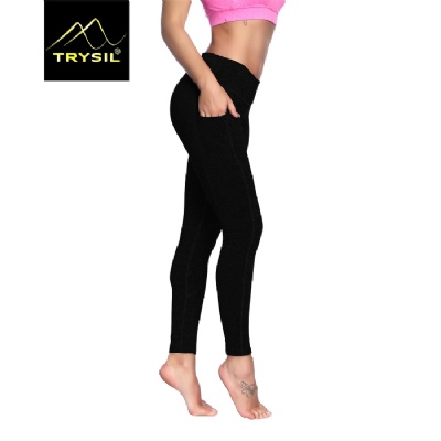 LADY YOGA LEGGING WITH POCKETS SPORT TROUSERS