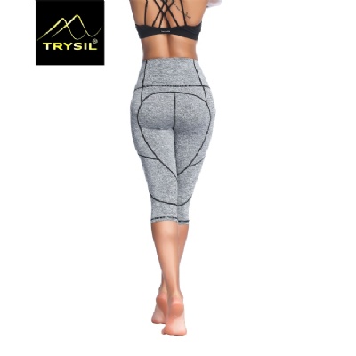 WOMEN SUMMER FITNESS LEGGINGS CROP YOGA PANTS