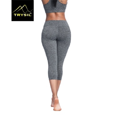 WOMEN CAPRI YOGA PANTS CROP TRAINING LEGGINGS